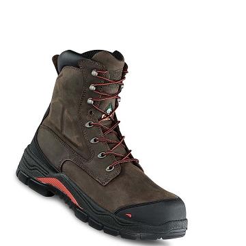 Red Wing King Toe® ADC 8-inch Insulated, Waterproof CSA Men's Safety Boots Olive | ZA 322EBC